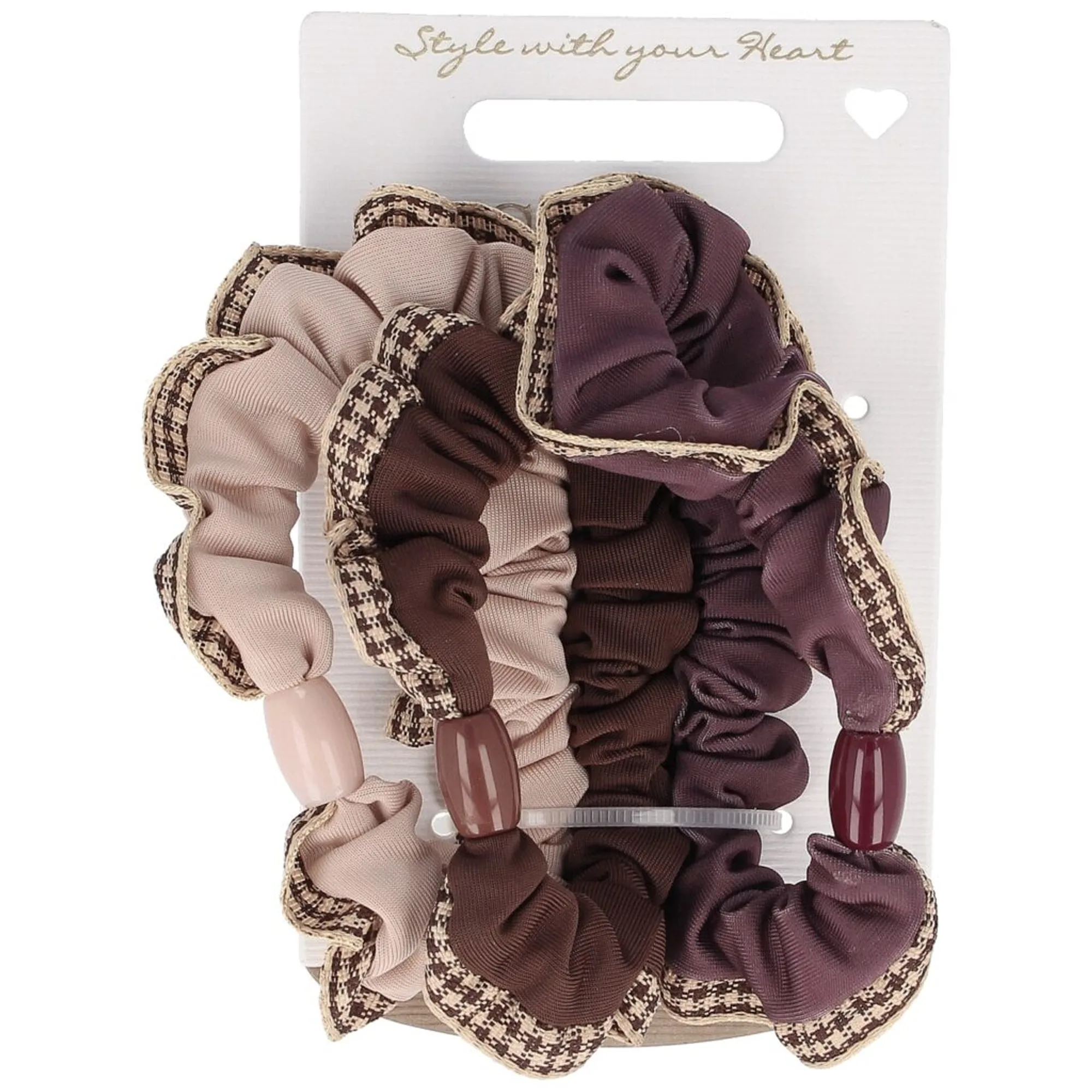 Solida Scrunchie monivärinen Hiuslenkki