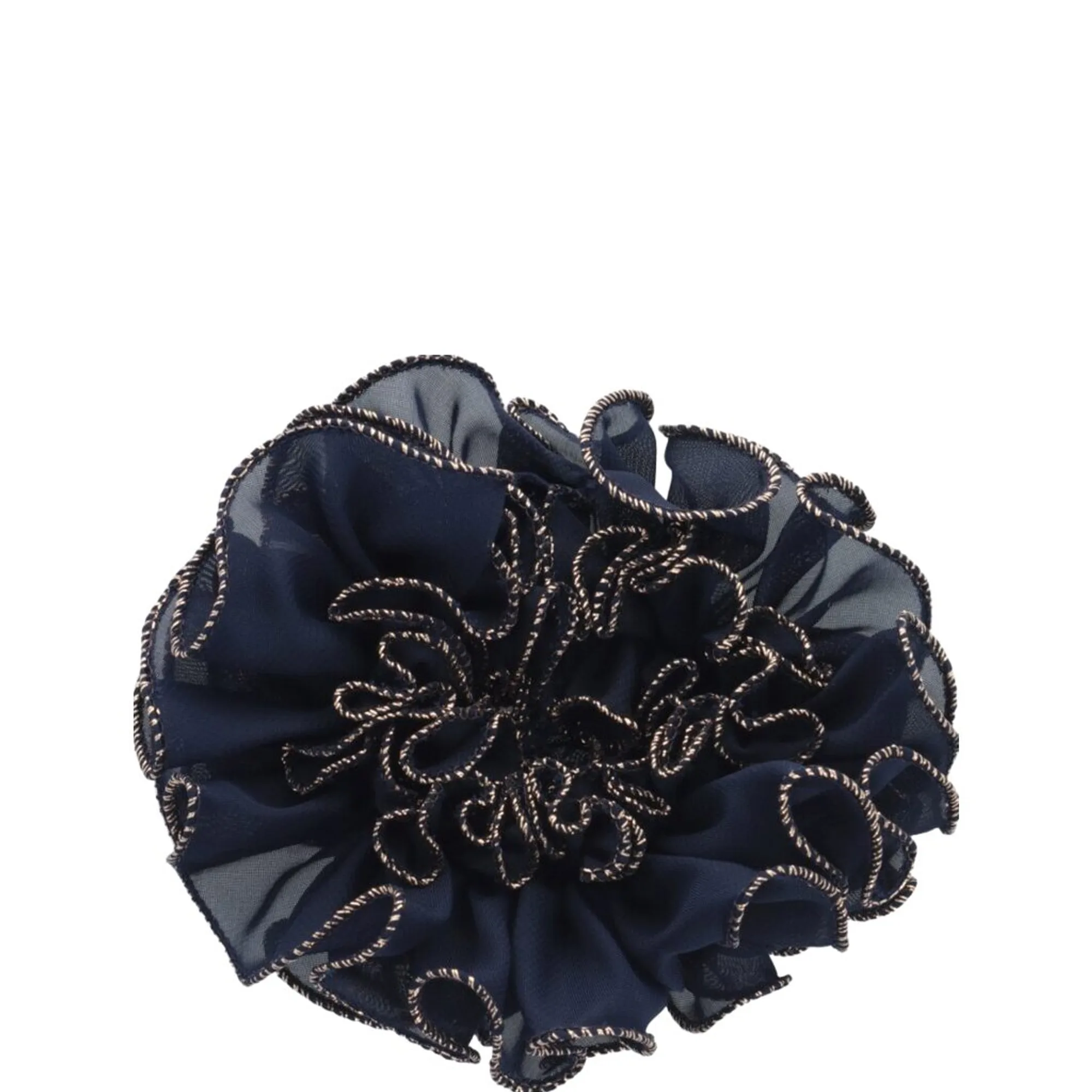 Solida Scrunchie mørkeblå Hårelastik