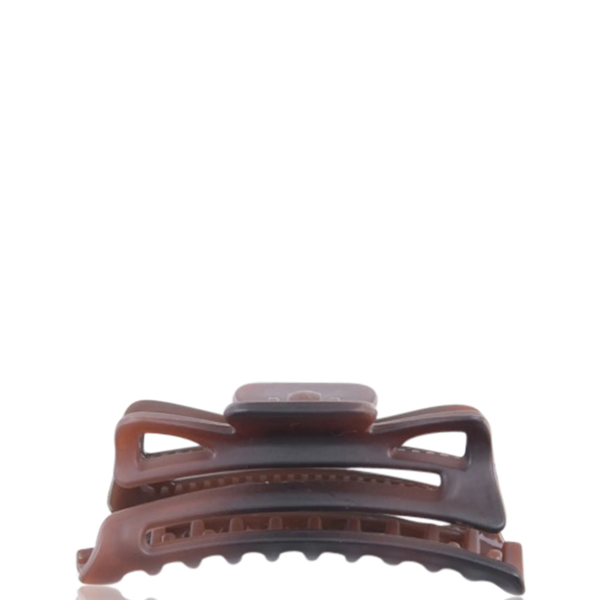 Solida Wasserwellklammer 9 cm x3,5 cm braun Hårnåle