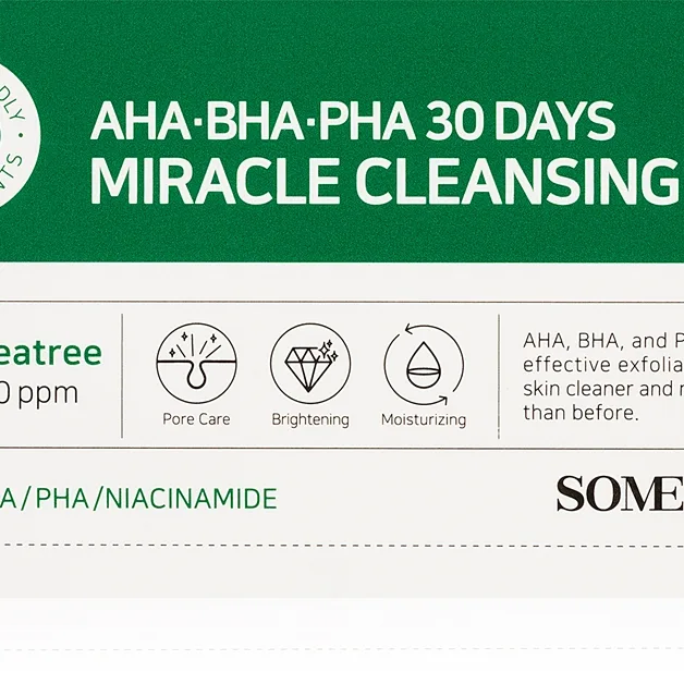 Some By Mi AHA∙BHA∙PHA 30 Days Miracle Cleansing Bar Fuktgivande rengöringstvål För fet och problematisk hud 106 g