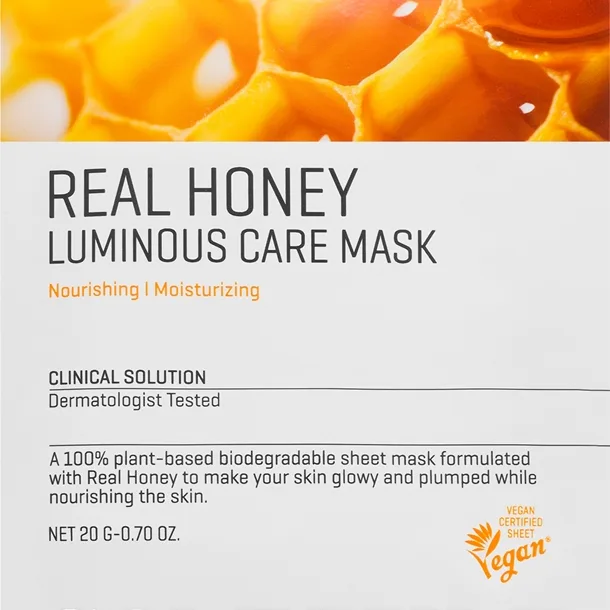 Some By Mi Clinical Solution Honey Luminous Care Mask Uppljusande arkmask för ansiktet 20 g
