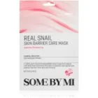 Some By Mi Clinical Solution Snail Skin Barrier Care Mask Strengthening Sheet Mask För regenerering och hudförnyelse 20 g