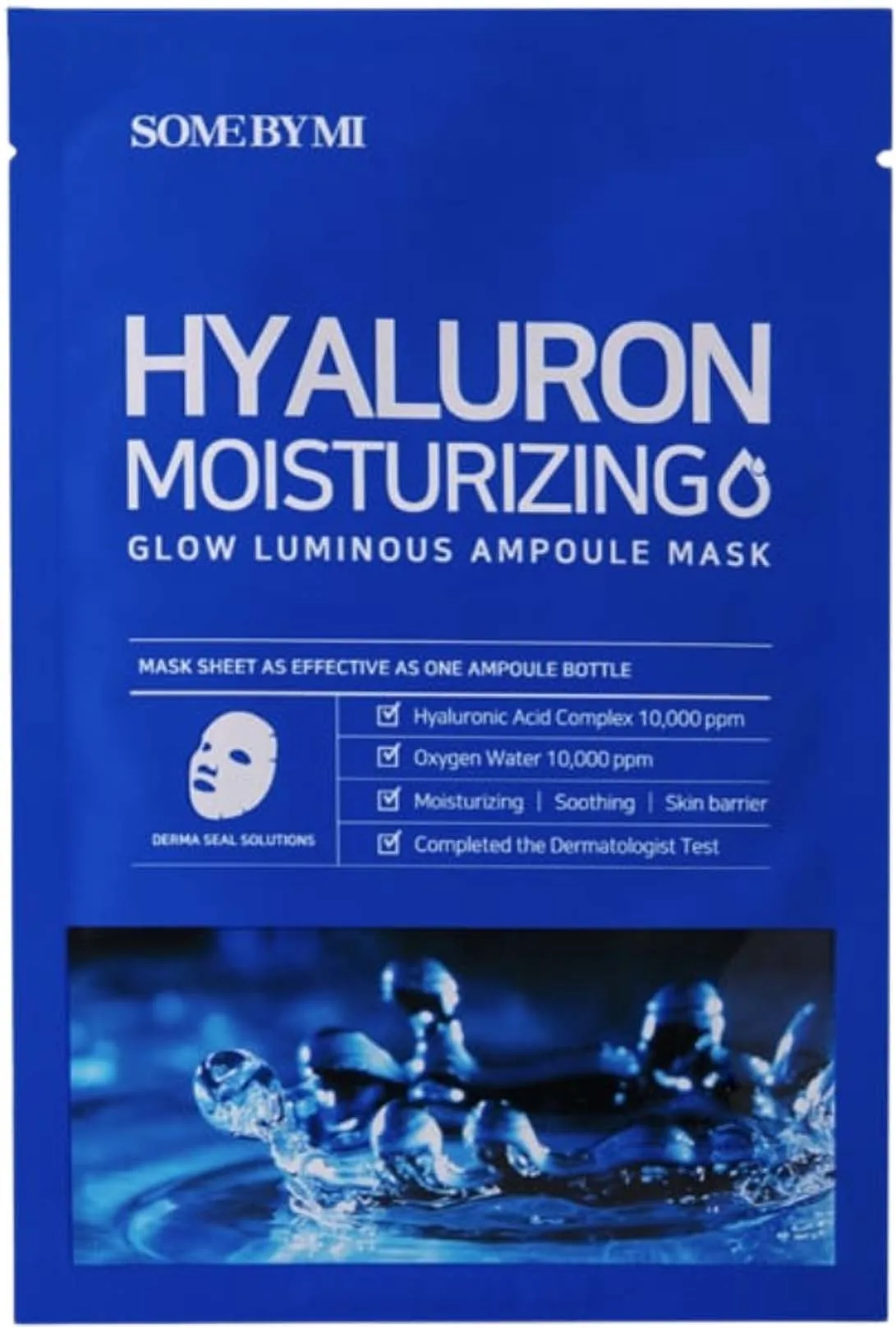 SOME BY MI Hyaluron Moisturizing Glow Luminous Ampoule Mask 10 g