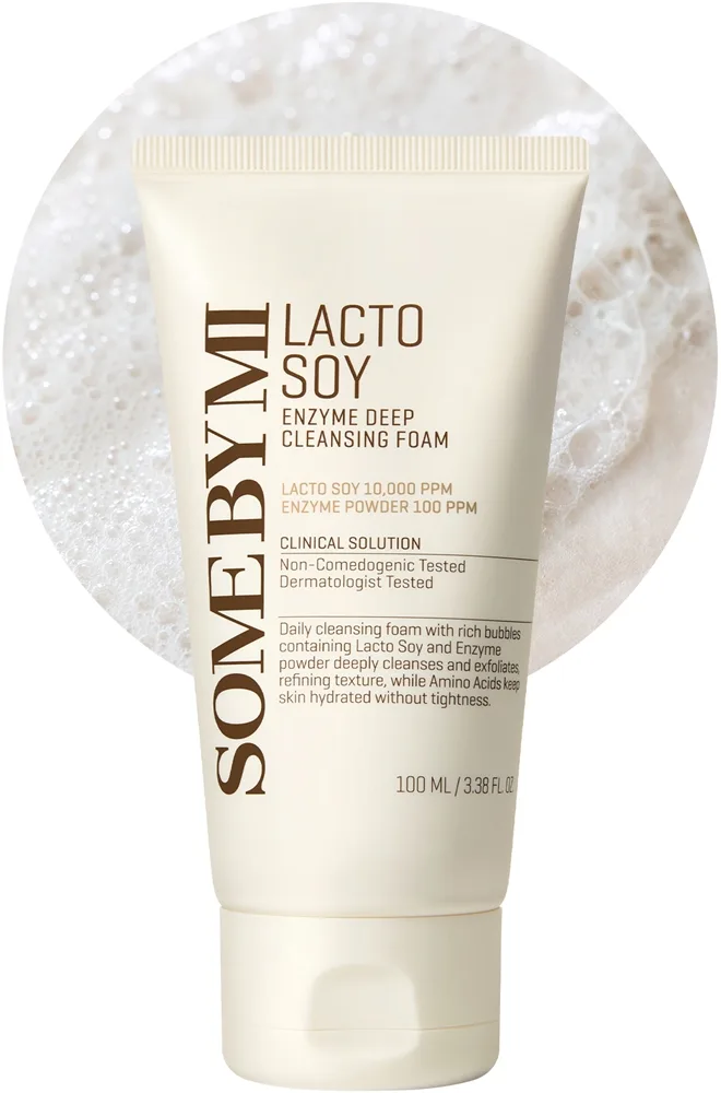 Some By Mi Lacto Soy Enzyme Deep Cleansing Foam Djupt rengörande mousse med lugnande egenskaper 100 ml