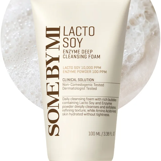 Some By Mi Lacto Soy Enzyme Deep Cleansing Foam Djupt rengörande mousse med lugnande egenskaper 100 ml
