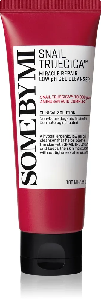 Some By Mi Snail Truecica Miracle Repair Low pH Cel Cleanser Lindrande rengörings-gel För fet och problematisk hud 100 ml