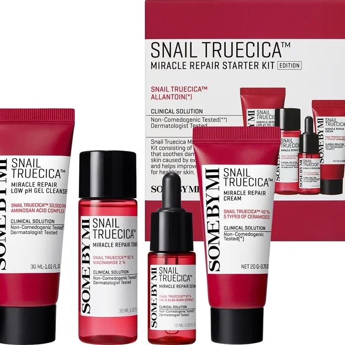 Some By Mi Snail Truecica Miracle Repair Starter Kit Presentförpackning För känslig aknebenägen hud