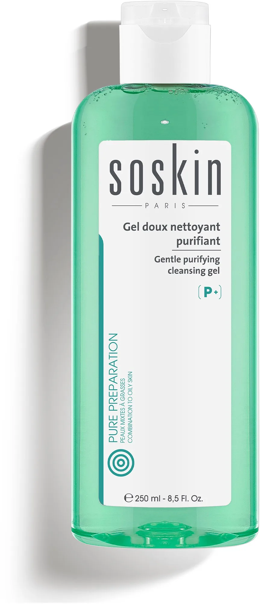 SOSkin Pure Preparations Gentle Purifying Cleansing Gel 250 ml