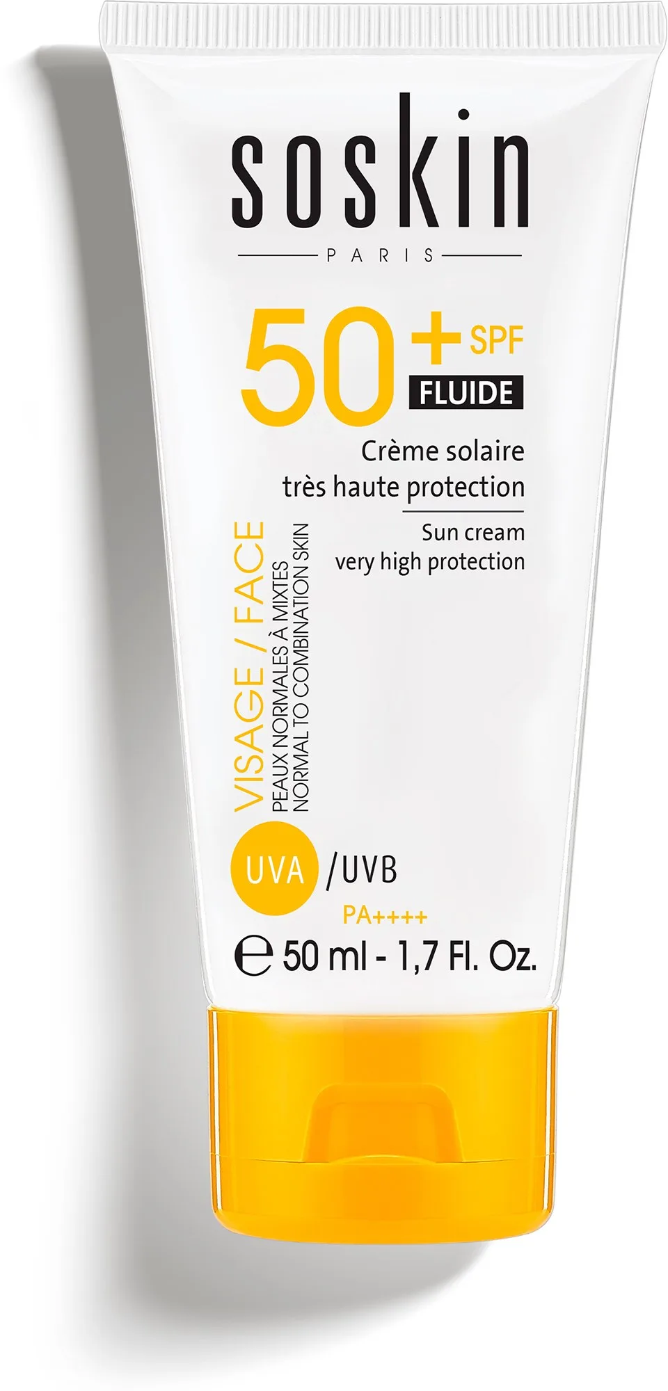 SOSkin Sun Guard Sun Guard SPF50+ Fluid Sun Cream Very High Protection 50 ml