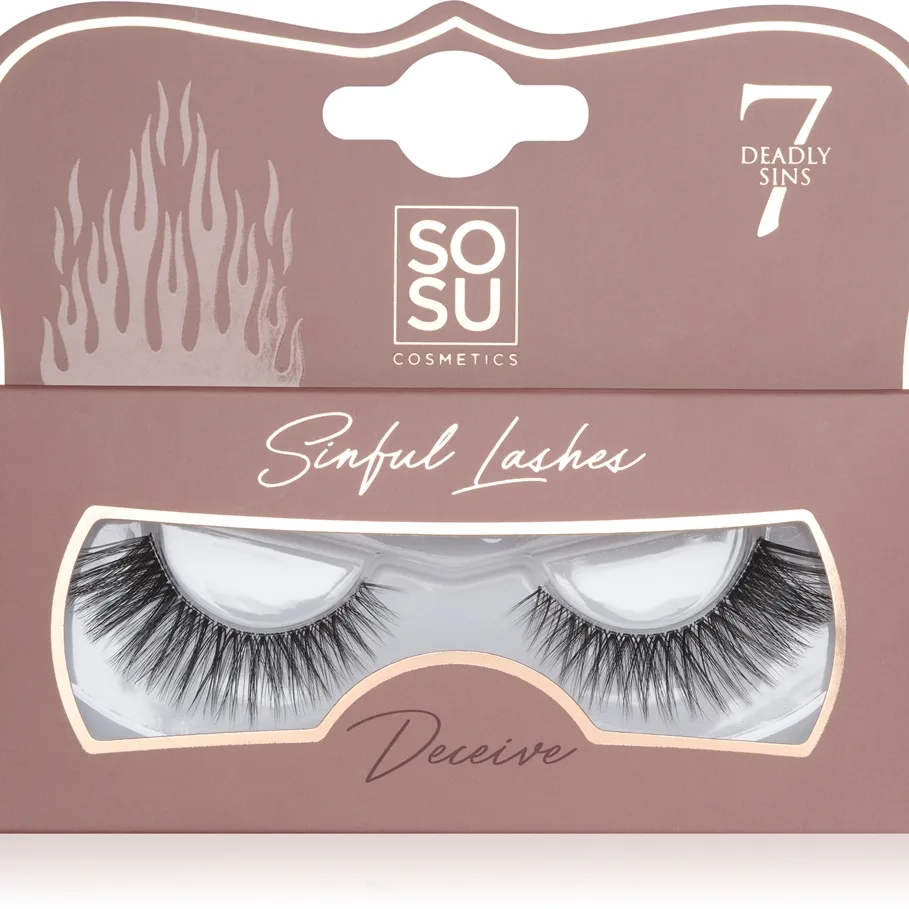 SOSU Cosmetics 7 Deadly Sins Lashes Falske øjenvipper Deceive 1 stk.