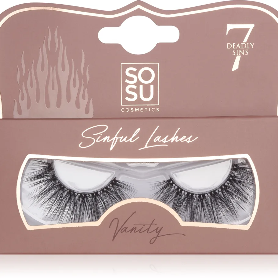 SOSU Cosmetics 7 Deadly Sins Lashes Falske øjenvipper Vanity 1 stk.