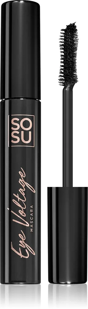 SOSU Cosmetics Eye Voltage Vandfast mascara som kan adskilles og bøjes Skygge Jet Black 10 ml