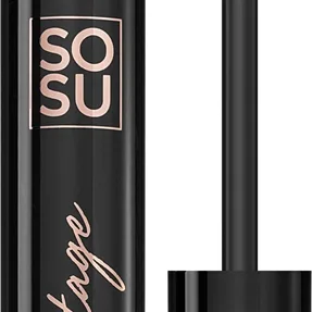 SOSU Cosmetics Eye Voltage Vattentät maskara för böjning och separation Skugga Jet Black 10 ml