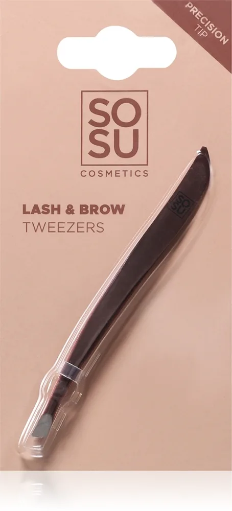 SOSU Cosmetics Lash and Brow Tweezers Øjenbrynspincet til øjenbryn 1 stk.