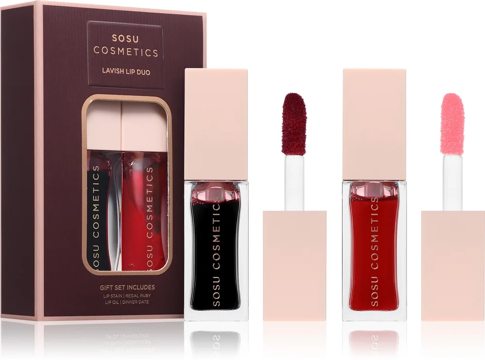 SOSU Cosmetics Lavish Lip Duo Gavesæt til læber