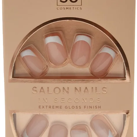 SOSU Cosmetics Salon Nails French Mani tekokynnet sävy French Mani 30 kpl