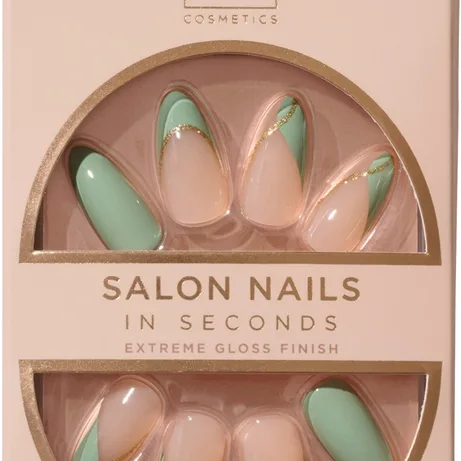 SOSU Cosmetics Salon Nails tekokynnet sävy Soft Sage 30 kpl