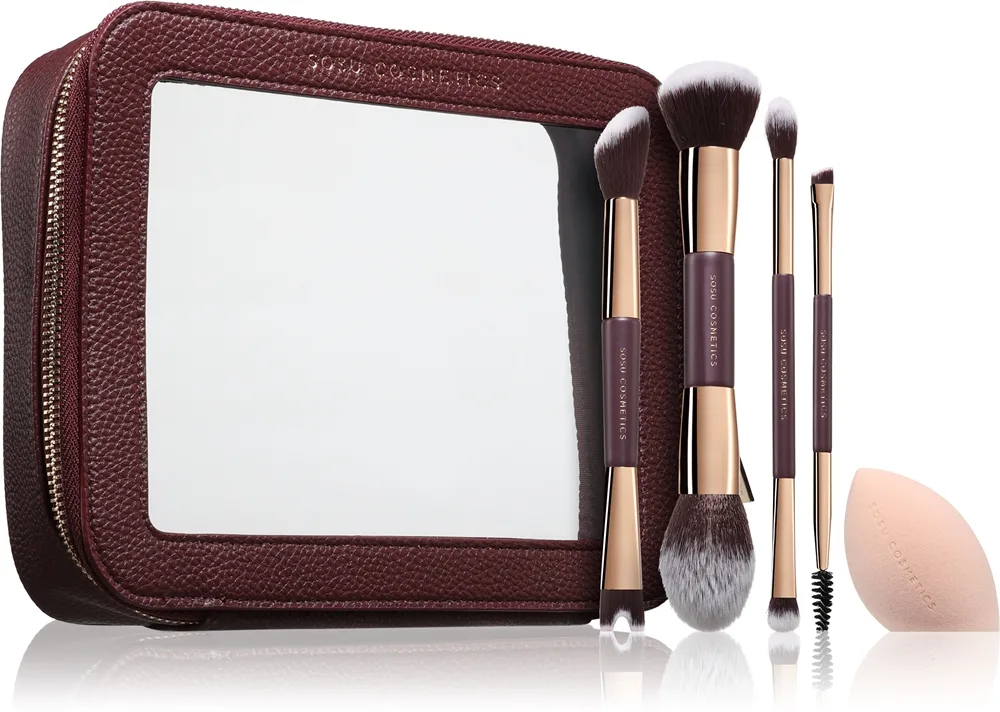 SOSU Cosmetics Ultimate Blend The Luxe tool kit Borstuppsättning med väska