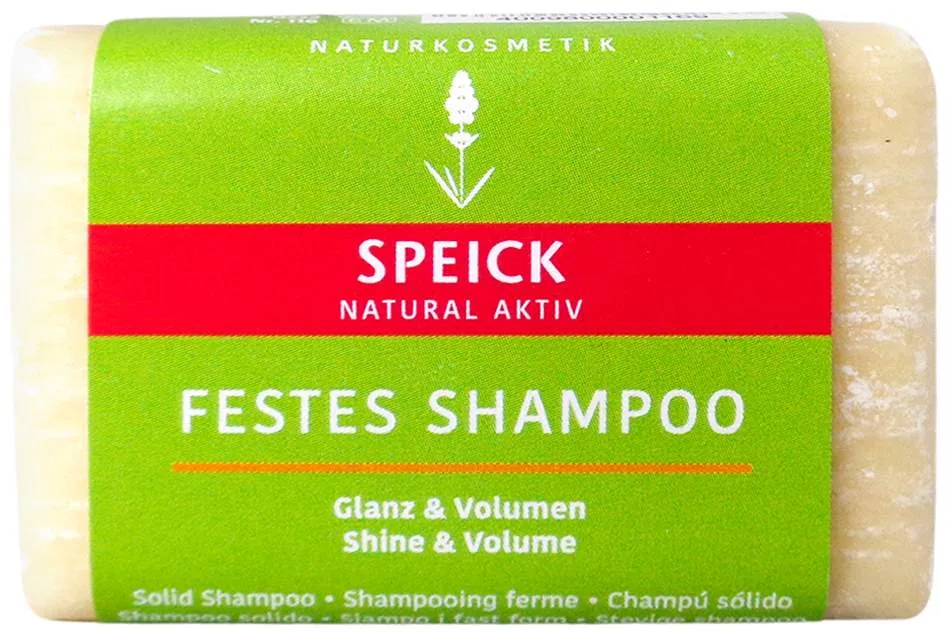 Speick Natural Aktiv Festes Shampoo Glanz & Volumen 60g - Zur Haarpflege