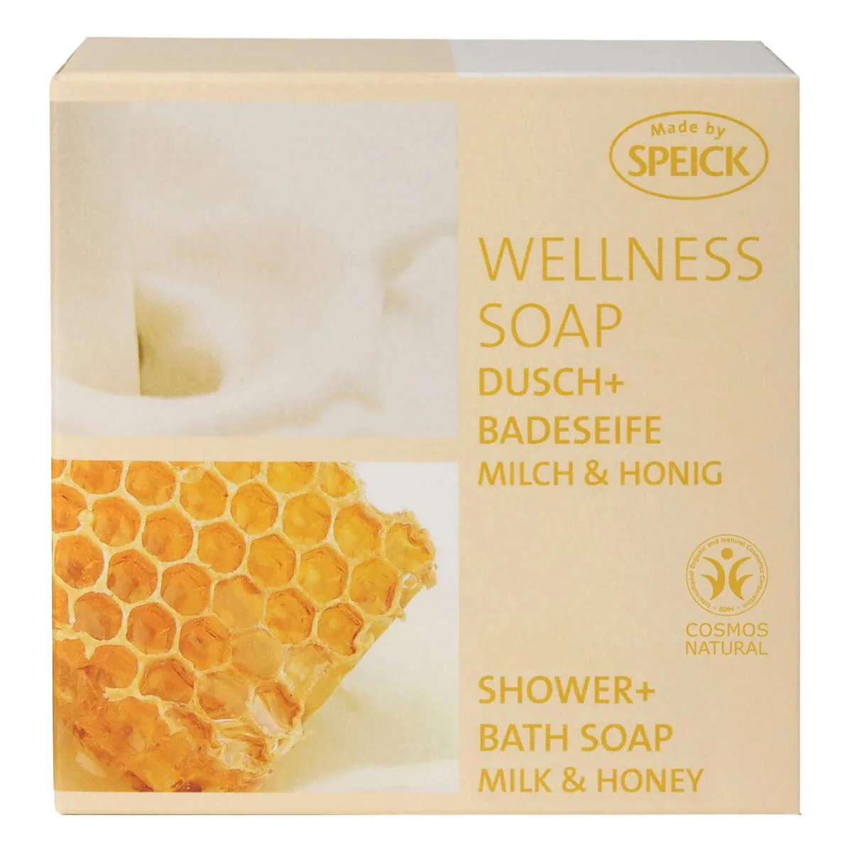 Speick Wellness Sæbe, Mælk & Honning, 200 g.