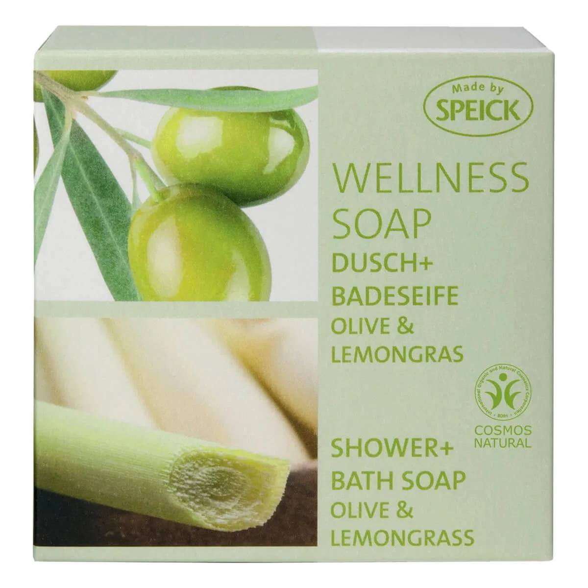 Speick Wellness Sæbe, Oliven & Citrongræs, 200 g.
