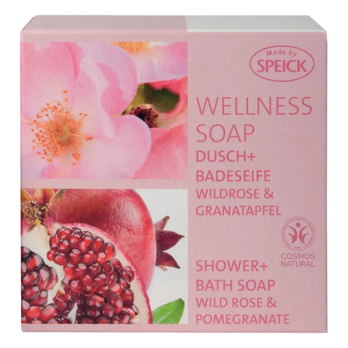 Speick Wellness Sæbe, Rose + Granatæble, 200 g.