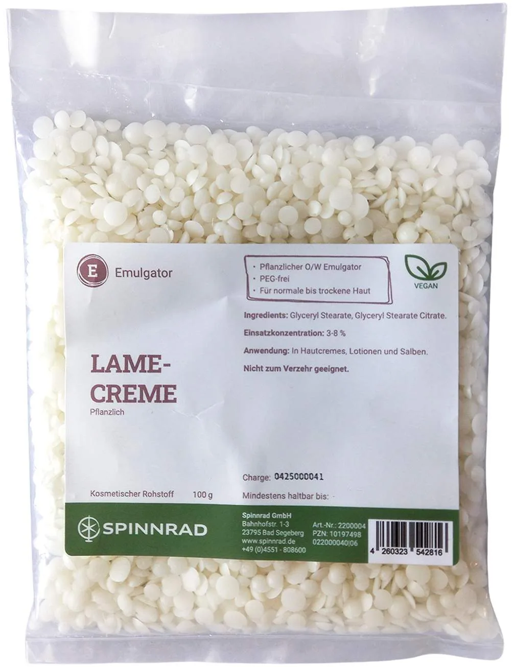 Lamecreme Emulgator Kosmetischer Rohstoff - Kosmetischer Rohstoff