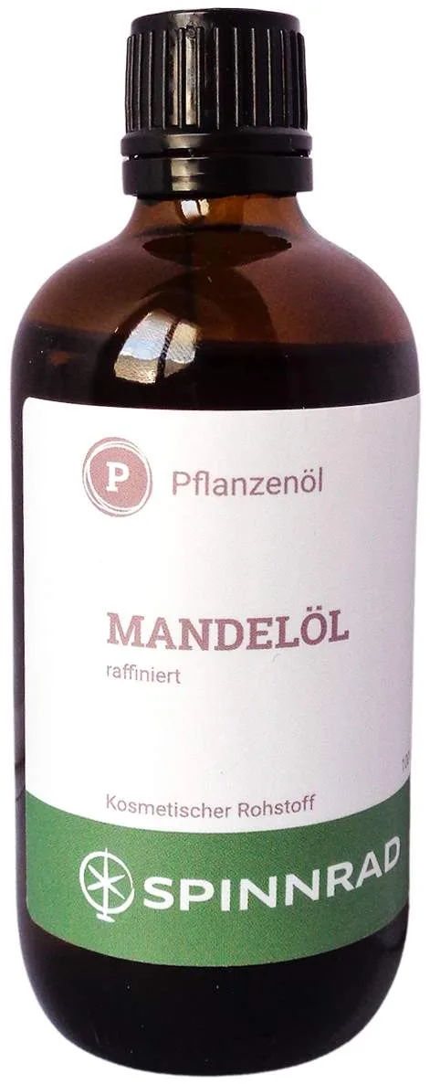 Mandelöl Süß Raffiniert 100ml - Universell einsetzbares Pflegeöl
