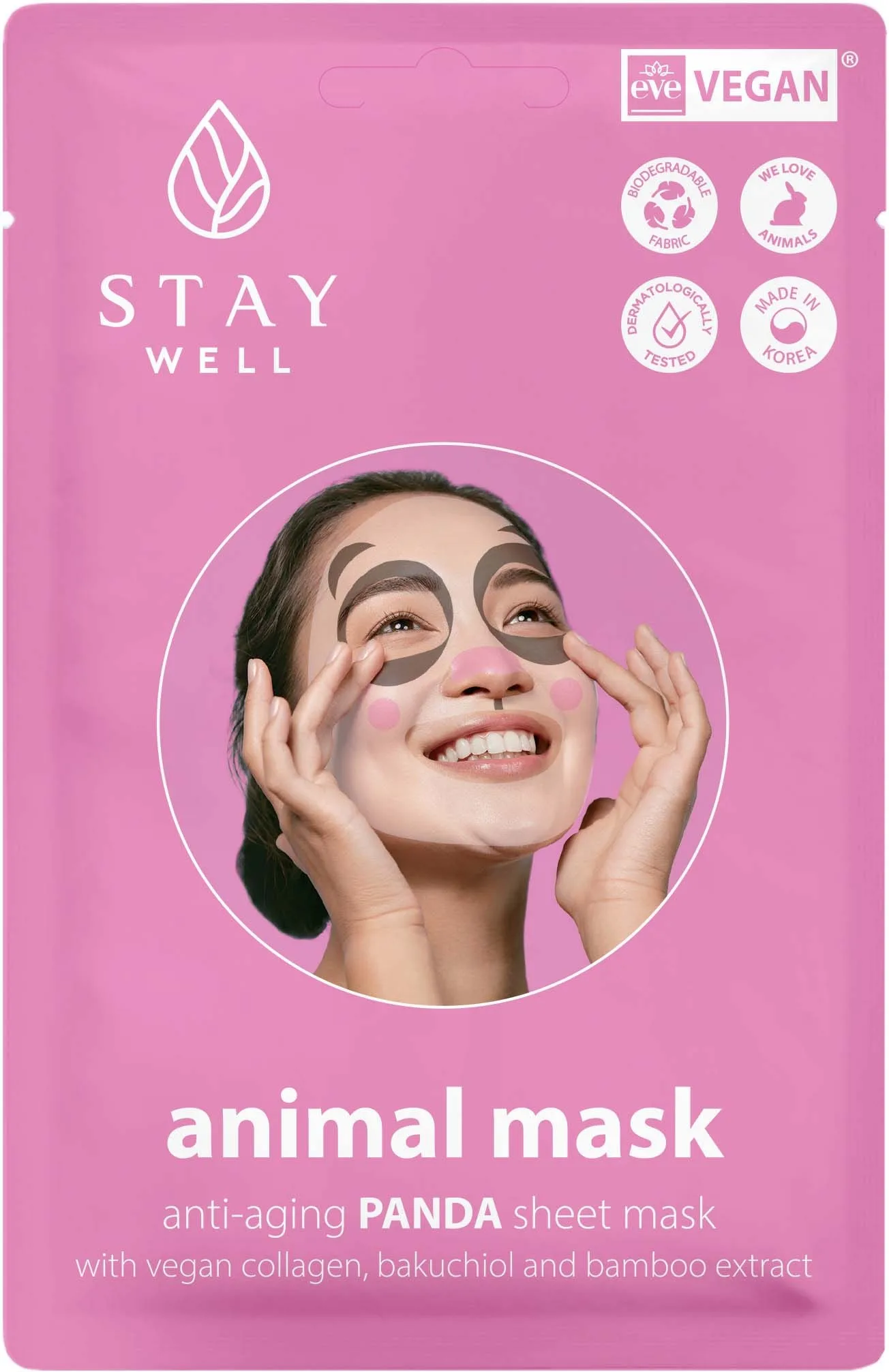 Stay Well Animal Mask Panda - 1 pcs