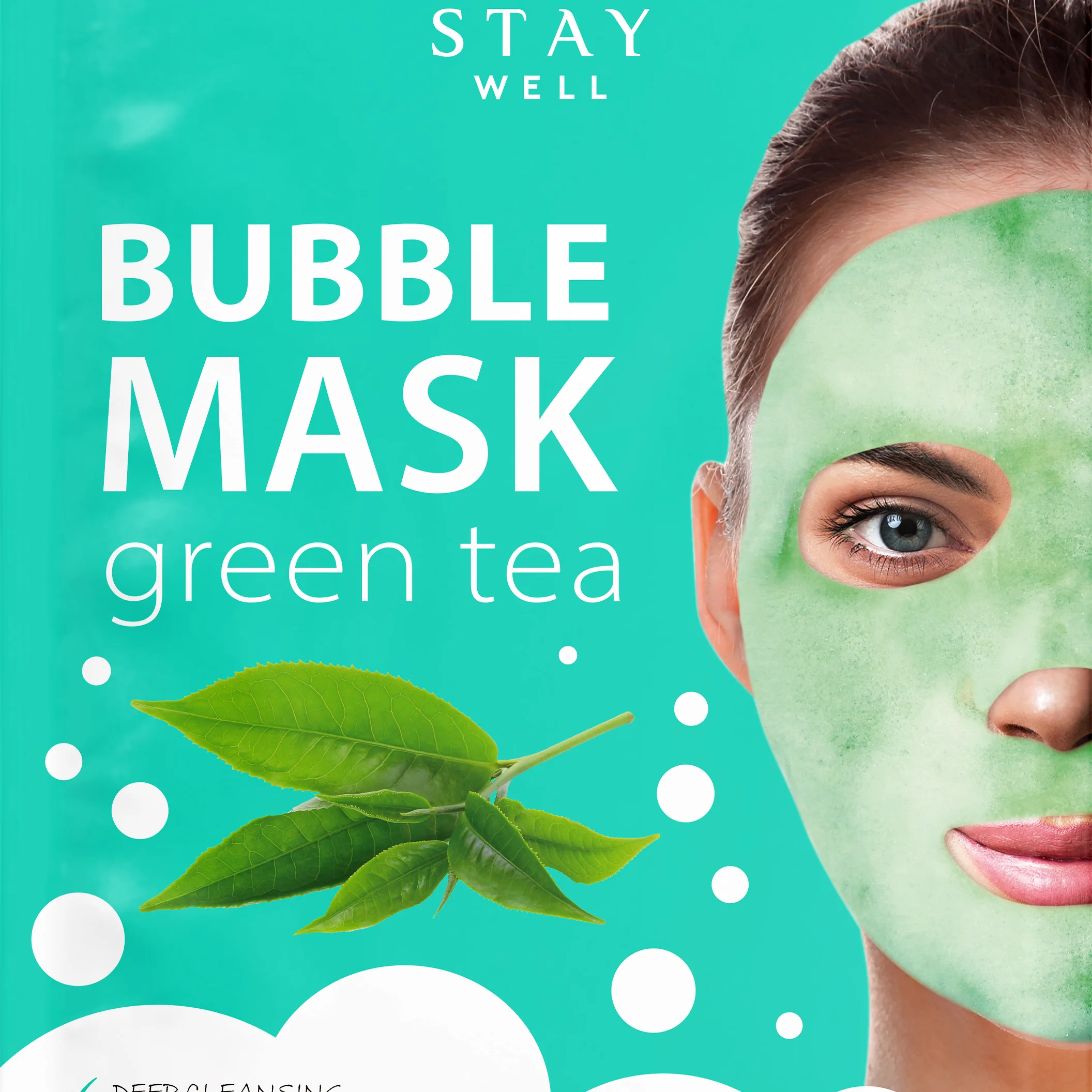 Stay Well Deep Cleansing Bubble Mask Green Tea