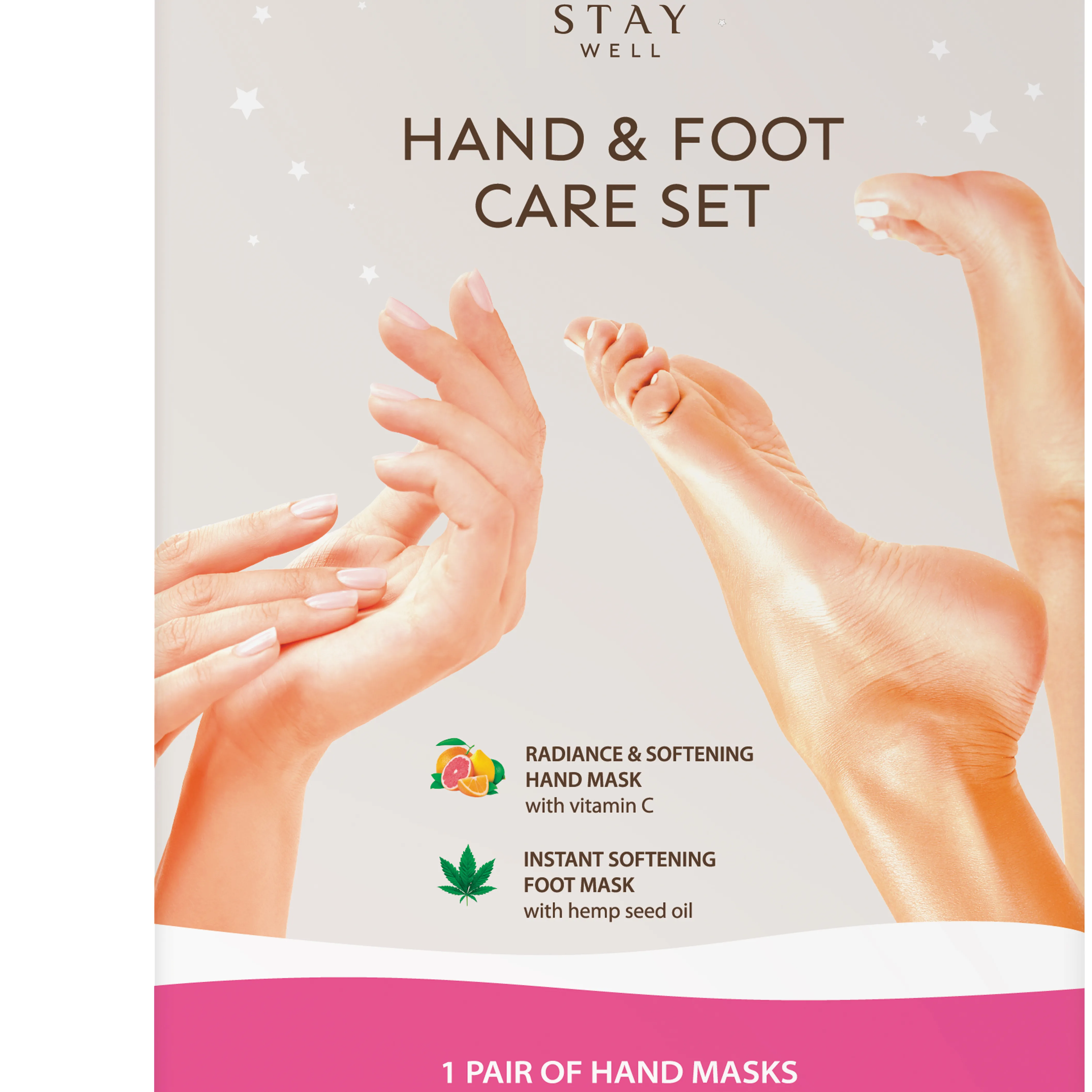 Stay Well Hand and Foot masks 2 par