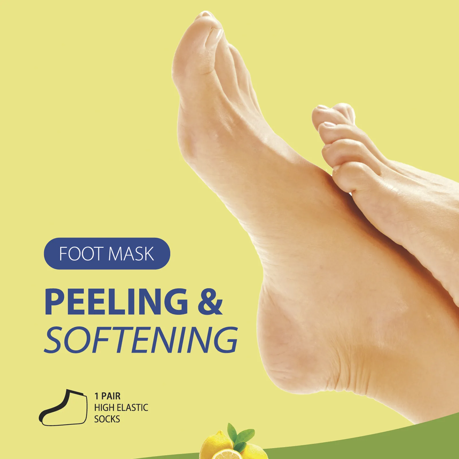 Stay Well Peeling & Softening Foot Mask Lemon