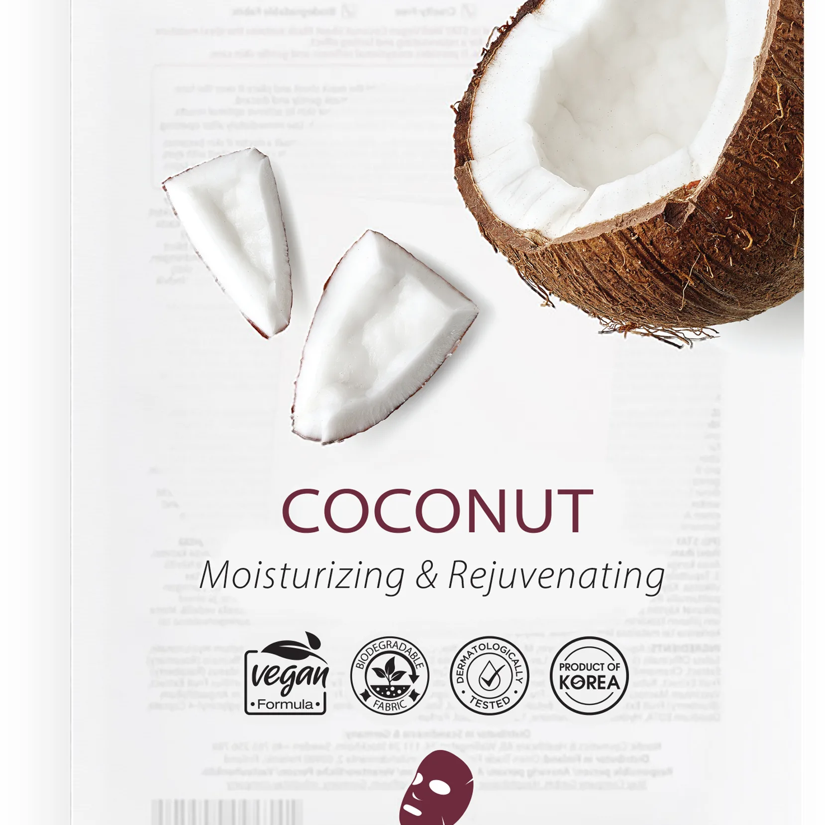 STAY Well Vegan Sheet Mask Coconut 20 g
