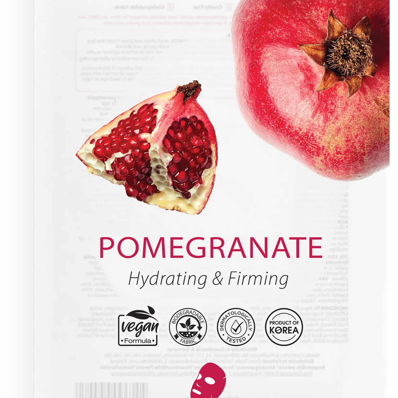 STAY Well Vegan Sheet Mask Pomegranate 20 g