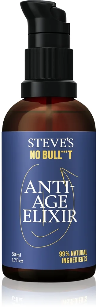 Steve's No Bull***t Anti-Age Elixir Fuktgivande serum med effekt mot rynkor för män 50 ml
