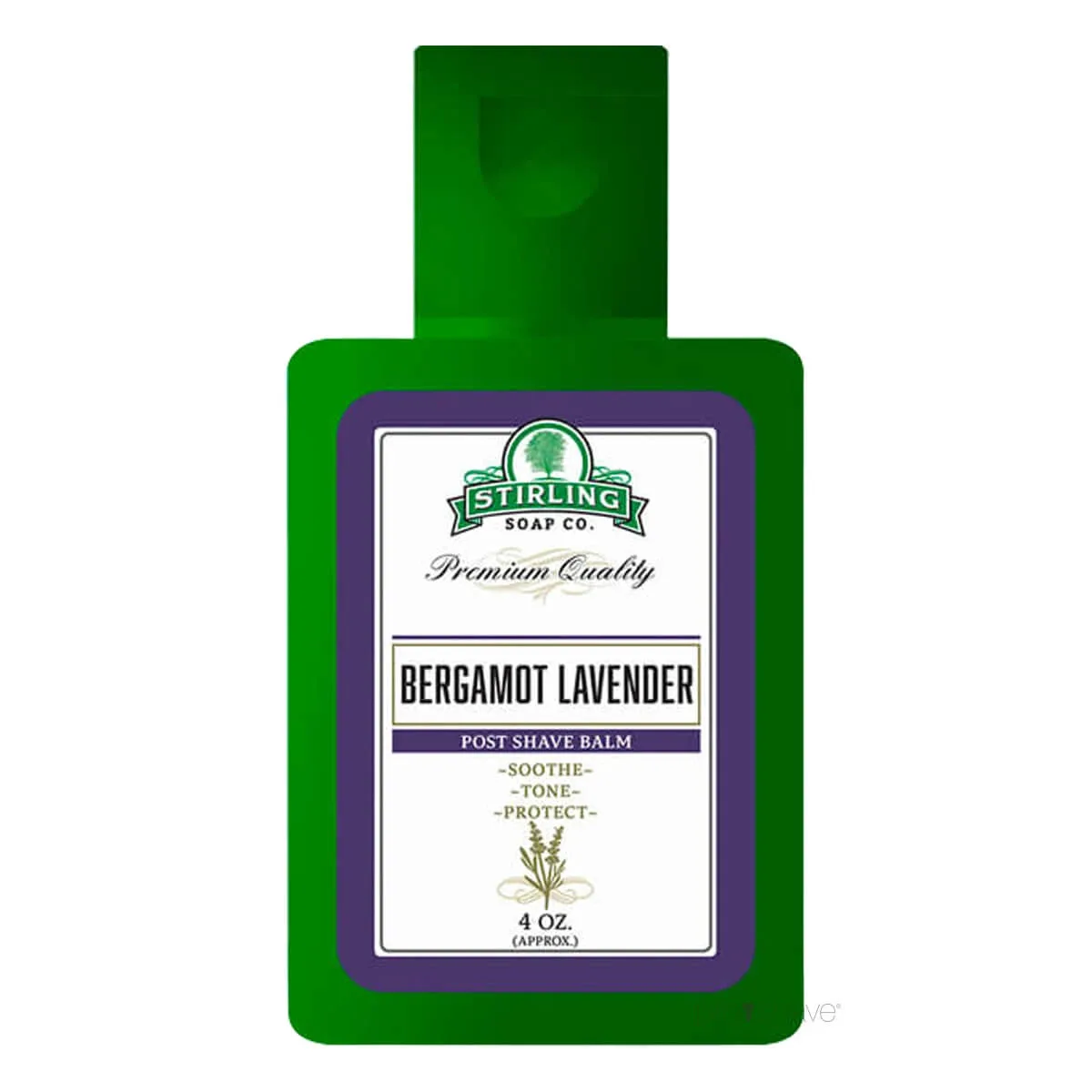 Stirling Soap Company Aftershave Balm, Bergamot Lavender, 118 ml.