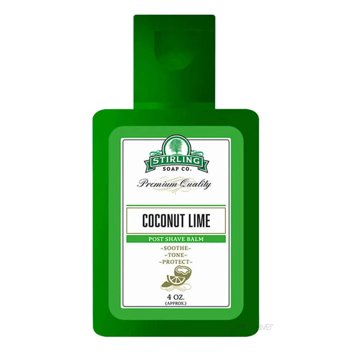 Stirling Soap Company Aftershave Balm, Coconut Lime, 118 ml.