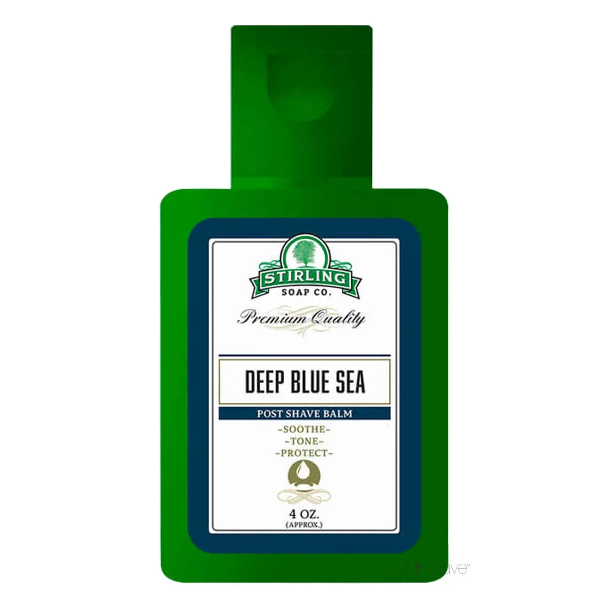 Stirling Soap Company Aftershave Balm, Deep Blue Sea, 118 ml.