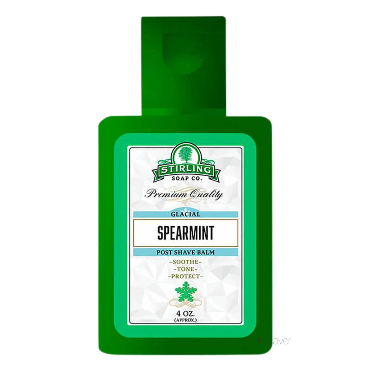 Stirling Soap Company Aftershave Balm, Glacial Spearmint, 118 ml.