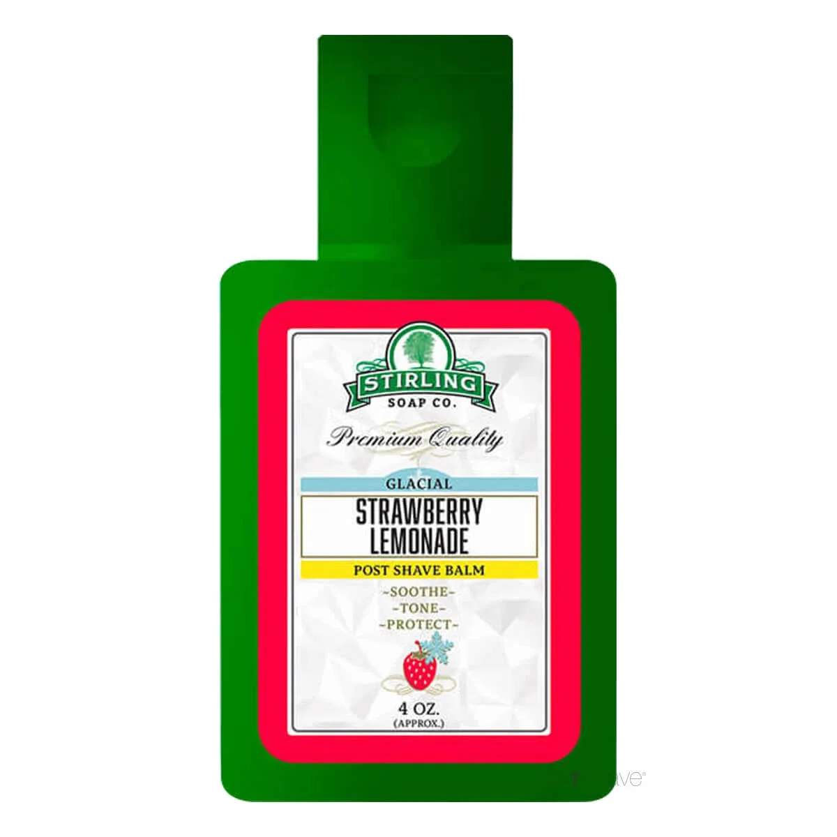 Stirling Soap Company Aftershave Balm, Glacial - Strawberry Lemonade, 118 ml.