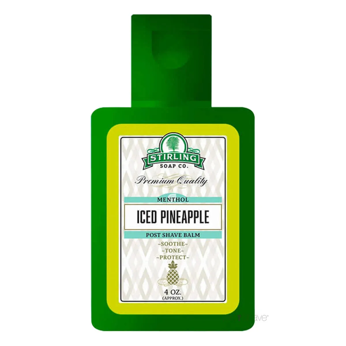 Stirling Soap Company Aftershave Balm, Iced Pineapple, 118 ml.