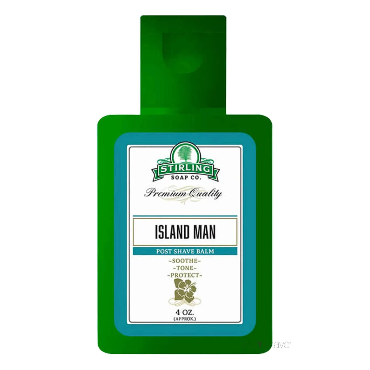 Stirling Soap Company Aftershave Balm, Island Man, 118 ml.