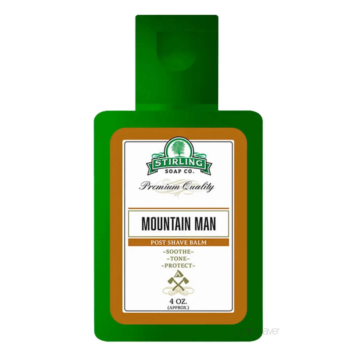 Stirling Soap Company Aftershave Balm, Mountain Man, 118 ml.
