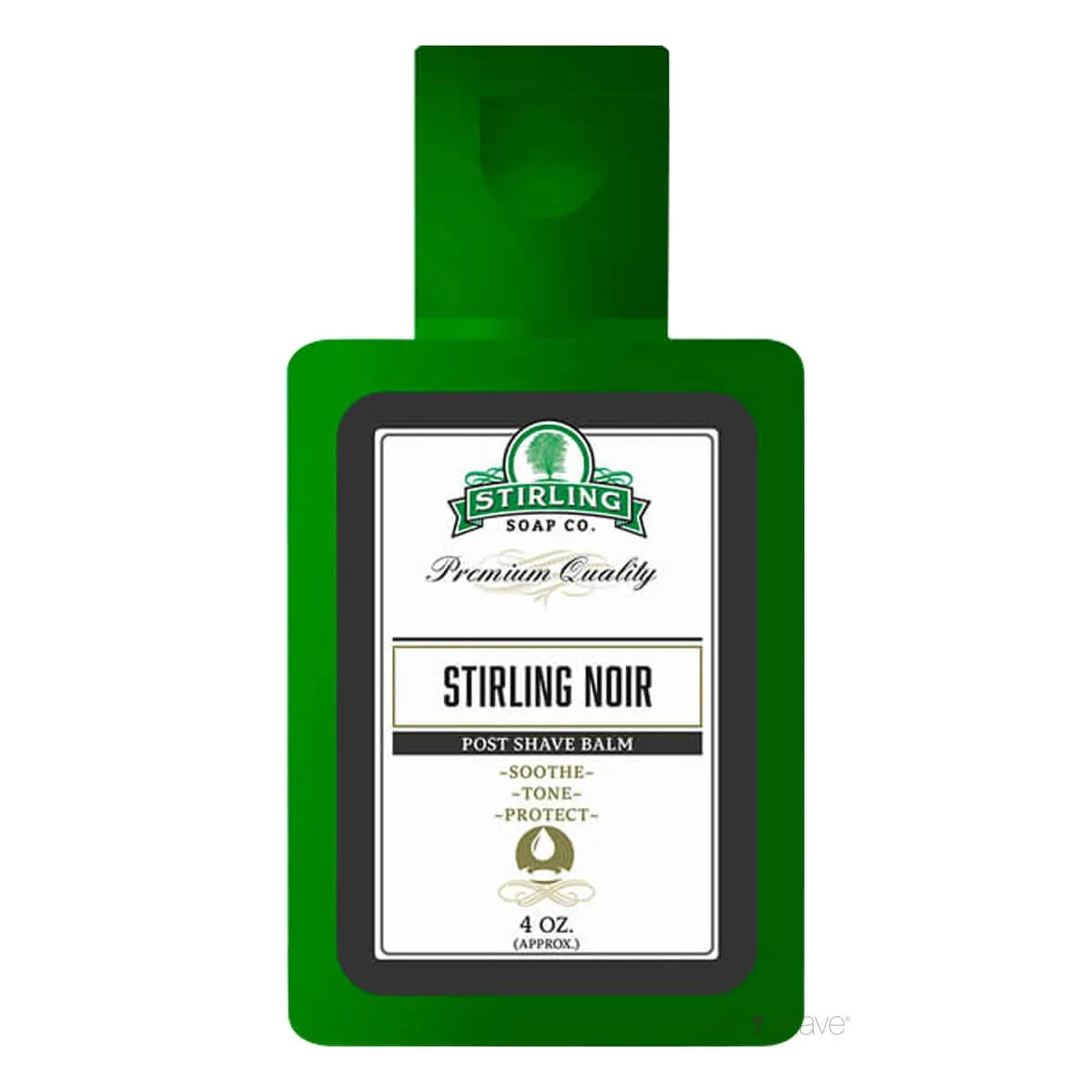 Stirling Soap Company Aftershave Balm, Stirling Noir, 118 ml.