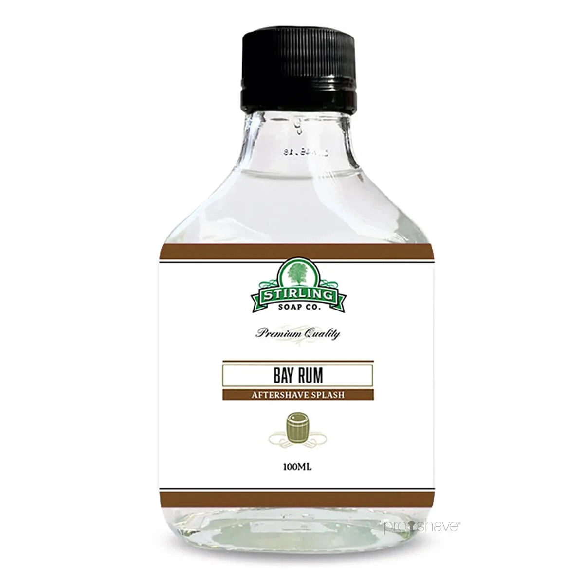 Stirling Soap Company Aftershave Splash, Bay Rum, 100 ml.