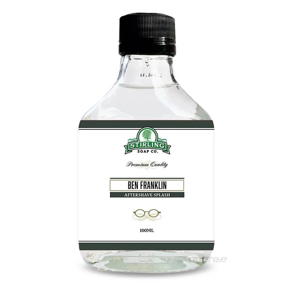 Stirling Soap Company Aftershave Splash, Ben Franklin, 100 ml.