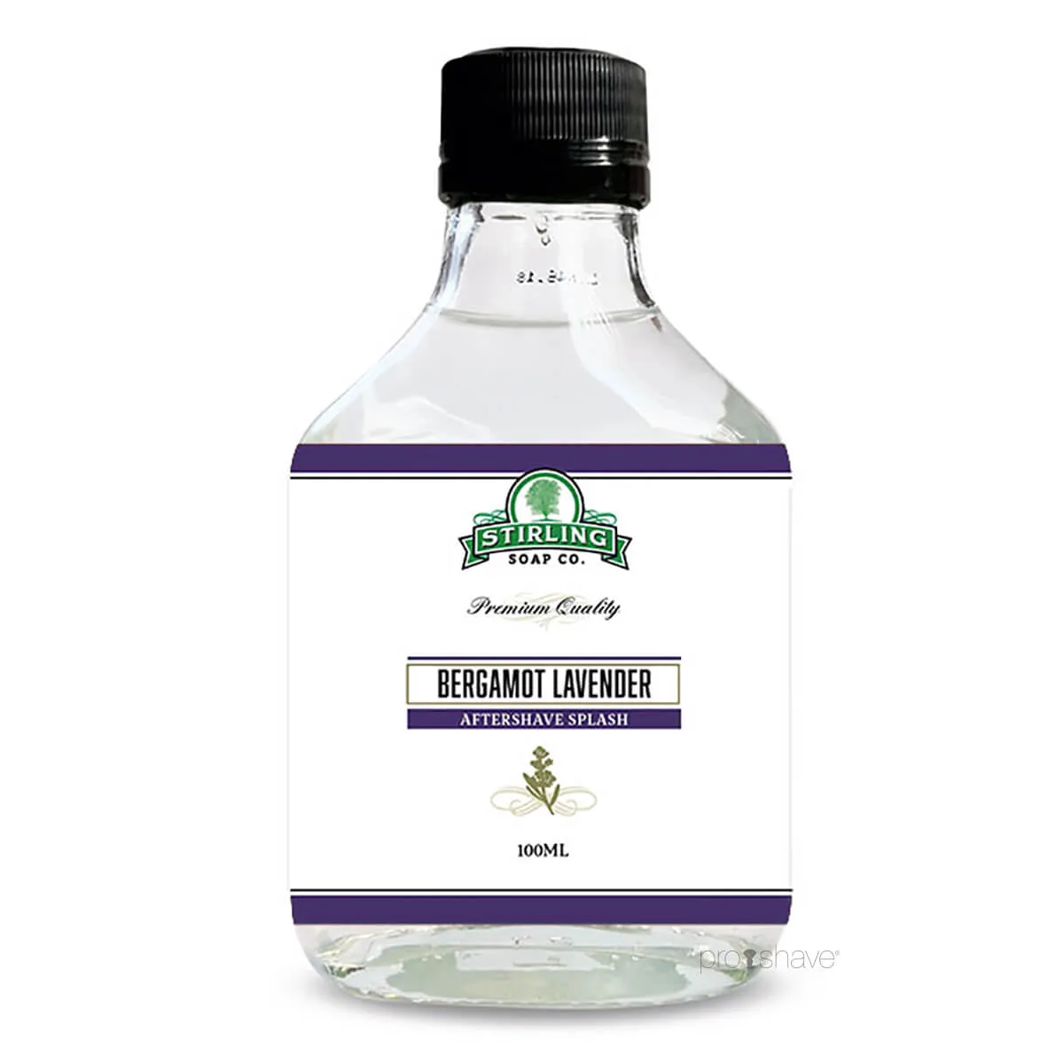 Stirling Soap Company Aftershave Splash, Bergamot Lavender, 100 ml.