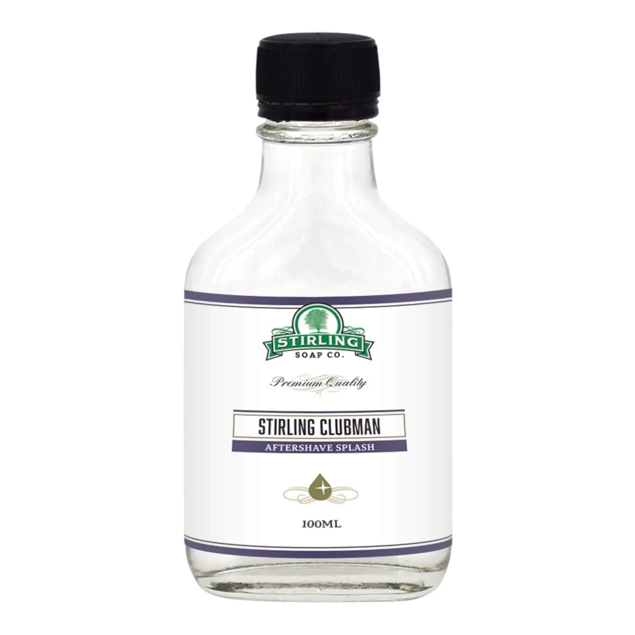 Stirling Soap Company Aftershave Splash, Clubman, 100 ml.