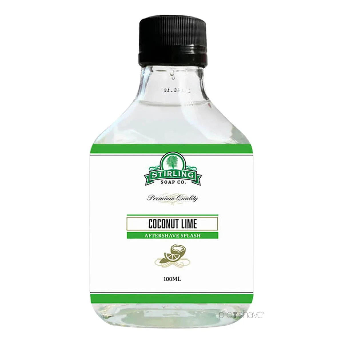 Stirling Soap Company Aftershave Splash, Coconut Lime, 100 ml.