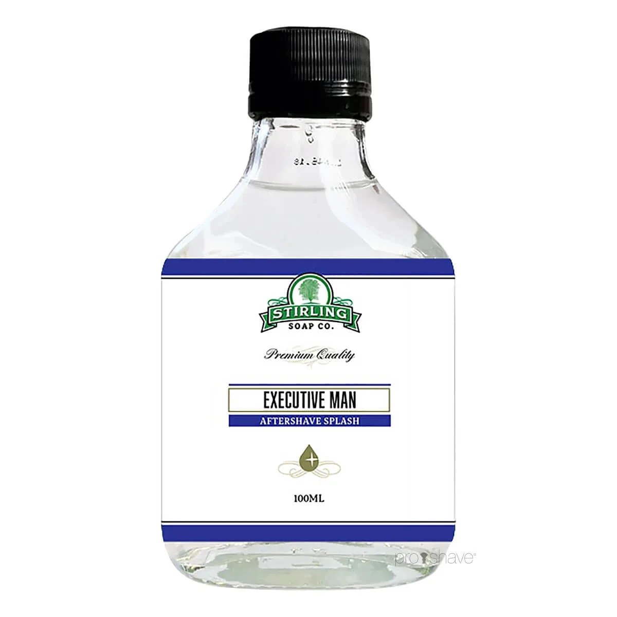 Stirling Soap Company Aftershave Splash, Executive Man, 100 ml.